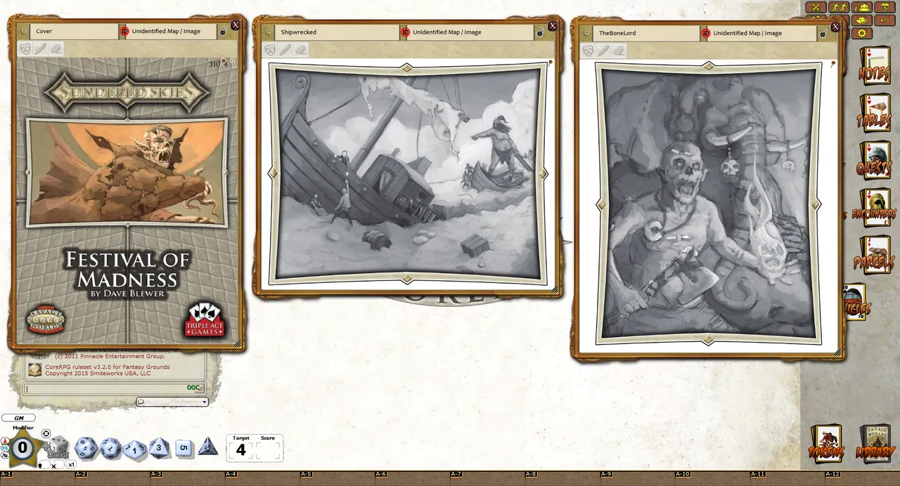 Fantasy Grounds - Sundered Skies: Festival of Madness (Savage Worlds) Screenshot 2