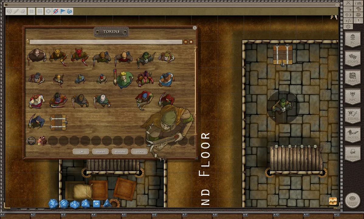 Fantasy Grounds - Adventure Pack: Thieves Guild (Map and Token Pack) Screenshot 2