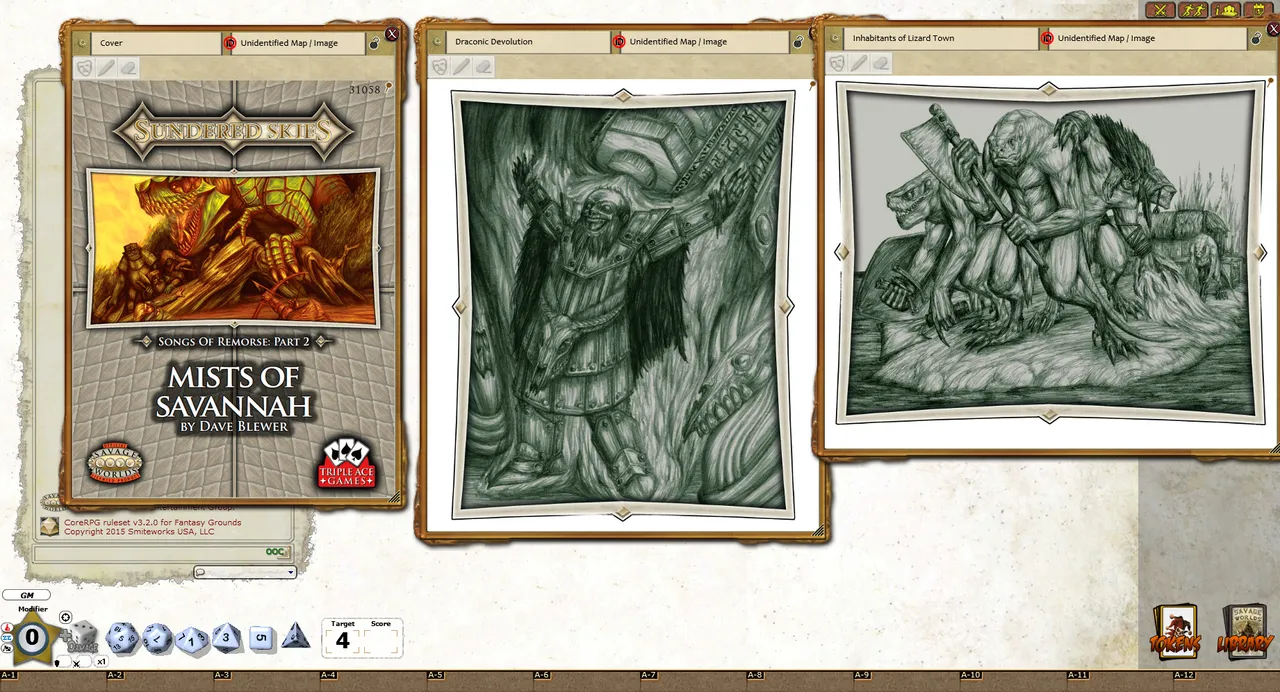 Fantasy Grounds - Sundered Skies: Mists of the Savannah (Savage Worlds) Screenshot 3