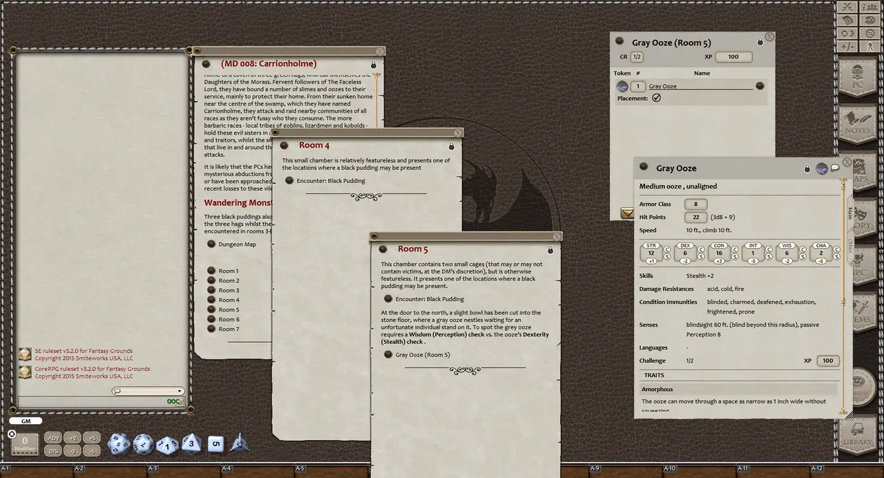 Fantasy Grounds - Mini-Dungeon #008: Carrionholme (5E) Screenshot 0