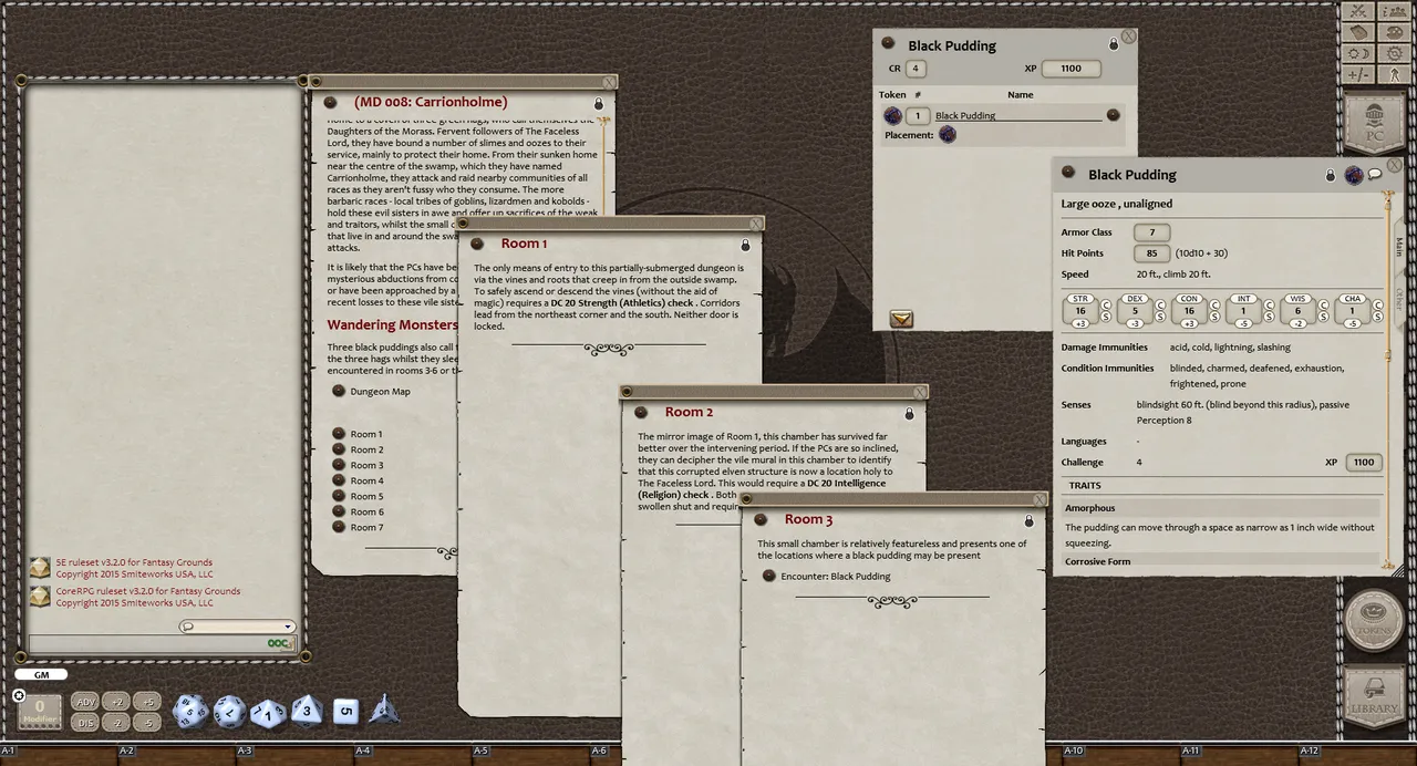 Fantasy Grounds - Mini-Dungeon #008: Carrionholme (5E) Screenshot 3