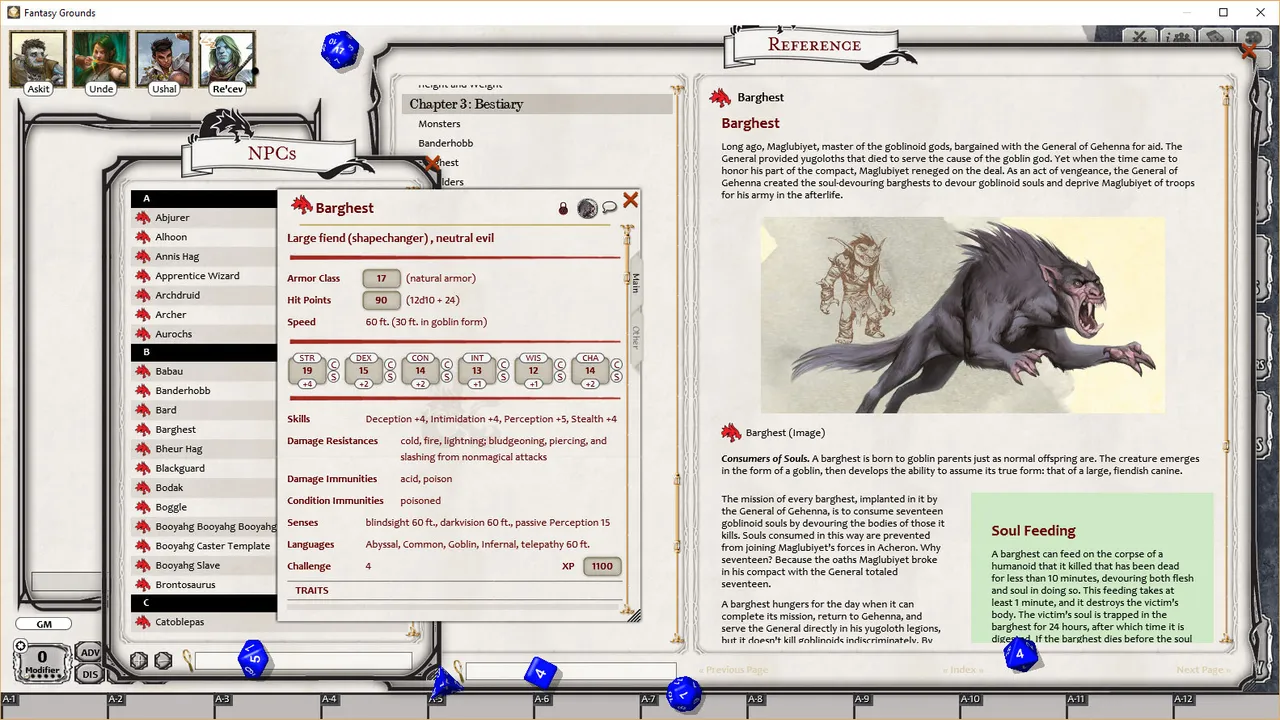Fantasy Grounds - D&D Volo's Guide to Monsters Screenshot 1