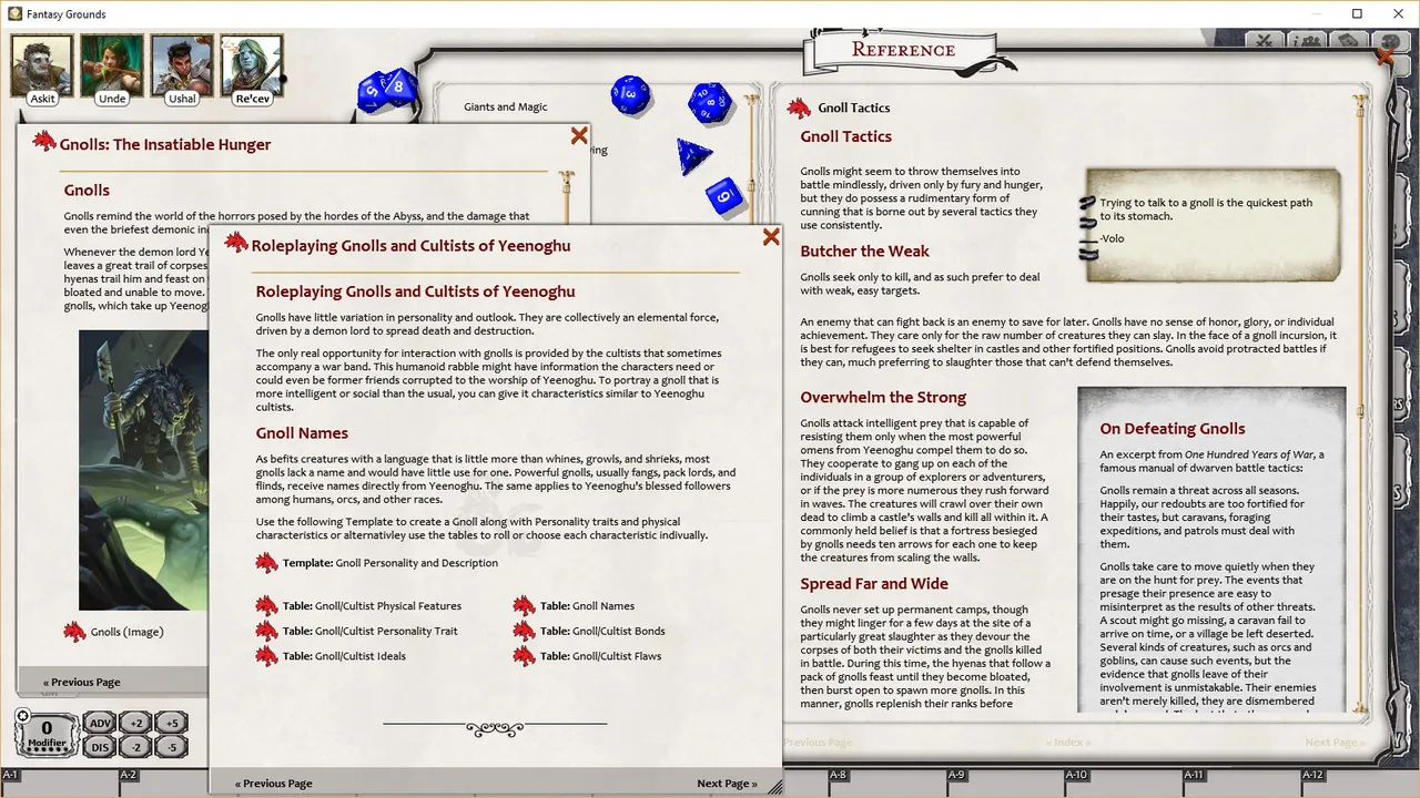 Fantasy Grounds - D&D Volo's Guide to Monsters Screenshot 4