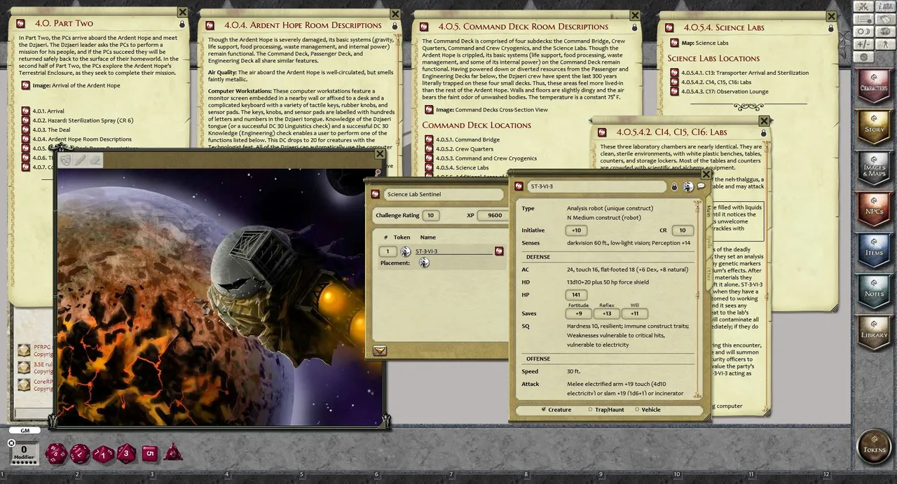 Fantasy Grounds - Starfall (PFRPG) Screenshot 2