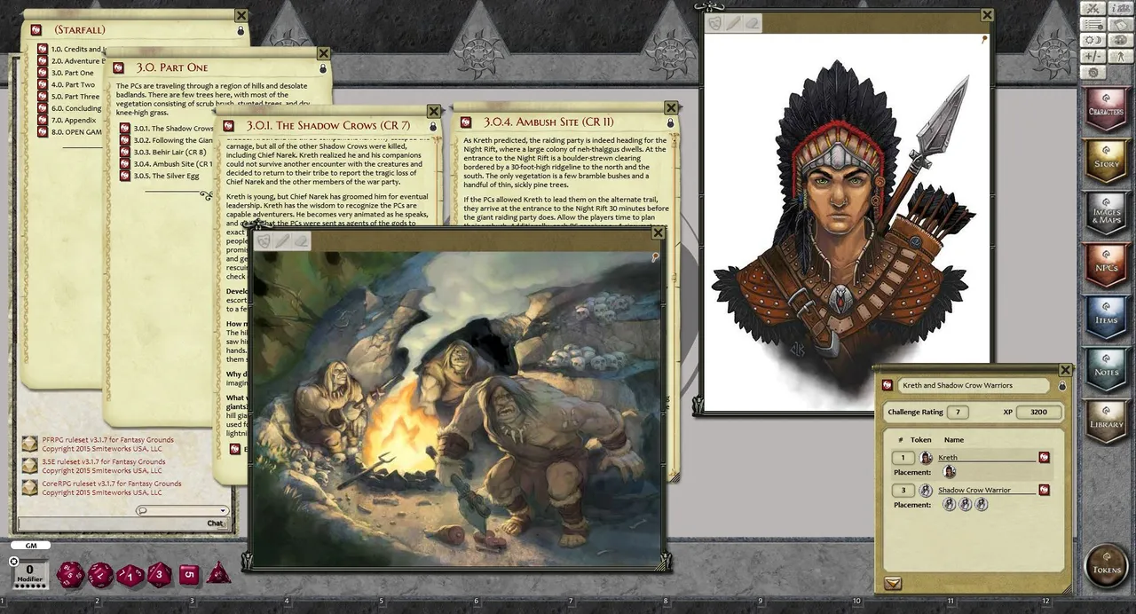 Fantasy Grounds - Starfall (PFRPG) Screenshot 1