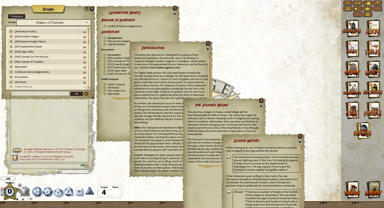 Fantasy Grounds - Hellfrost: Shadows of Darkness Screenshot 2