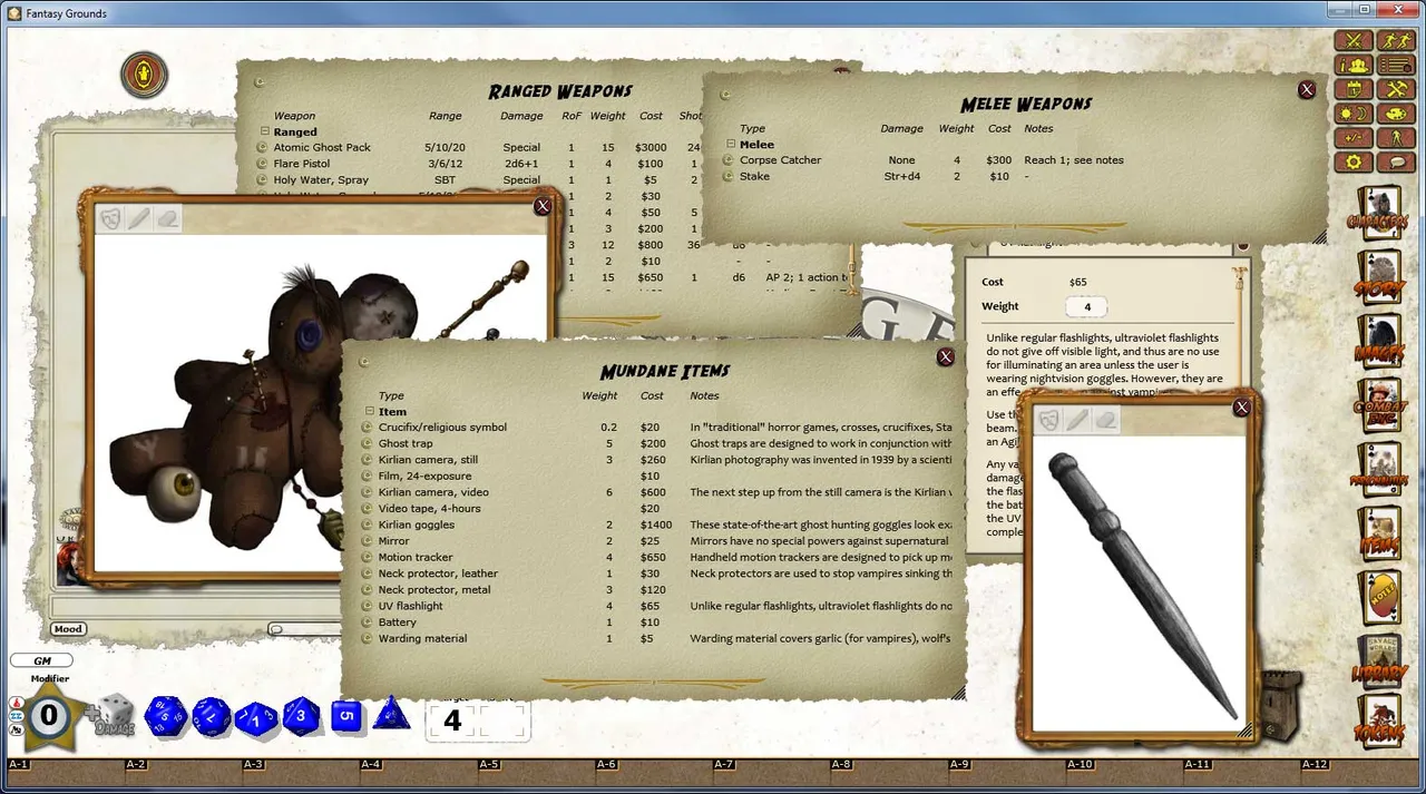 Fantasy Grounds - Savage Worlds Horror Companion Screenshot 3