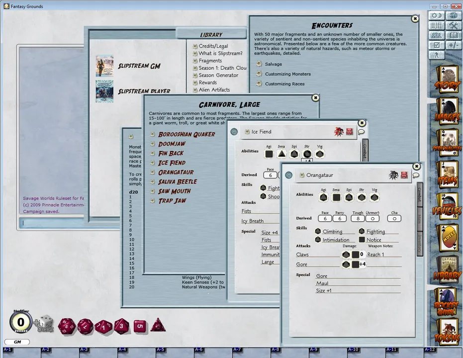Fantasy Grounds - Slipstream Setting (Savage Worlds) Screenshot 1