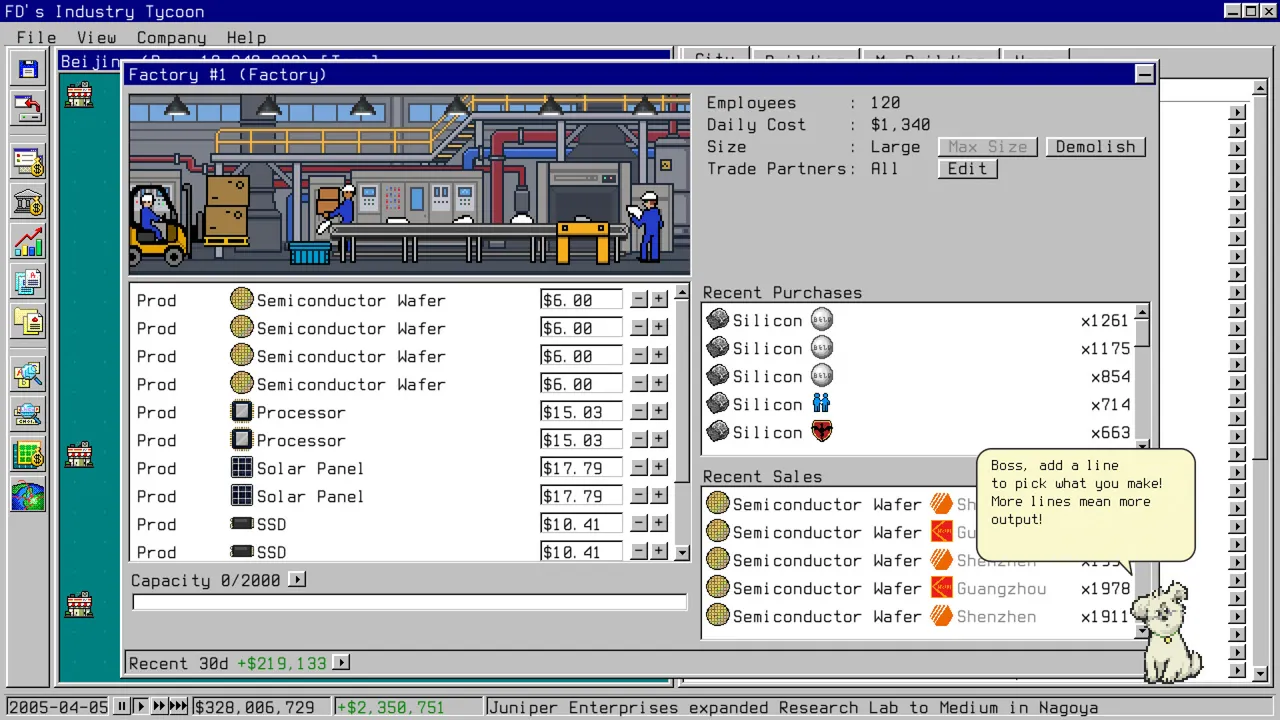 FD's Industry Tycoon Screenshot 4