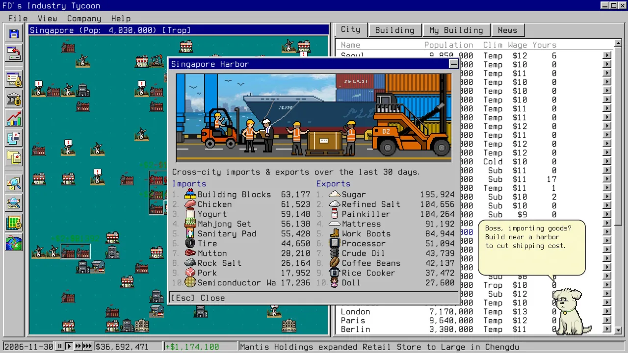 FD's Industry Tycoon Screenshot 6