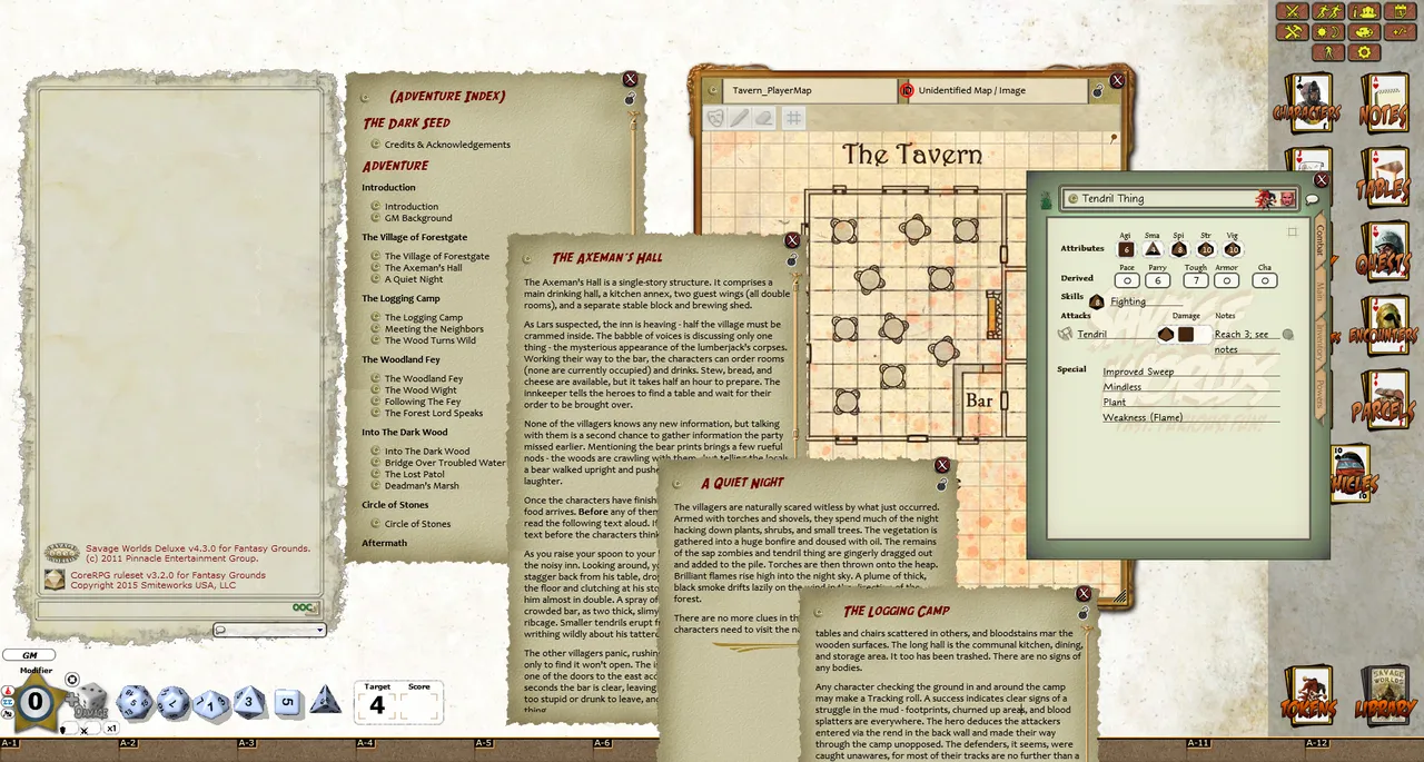 Fantasy Grounds - Hellfrost: The Dark Seed (Savage Worlds) Screenshot 3