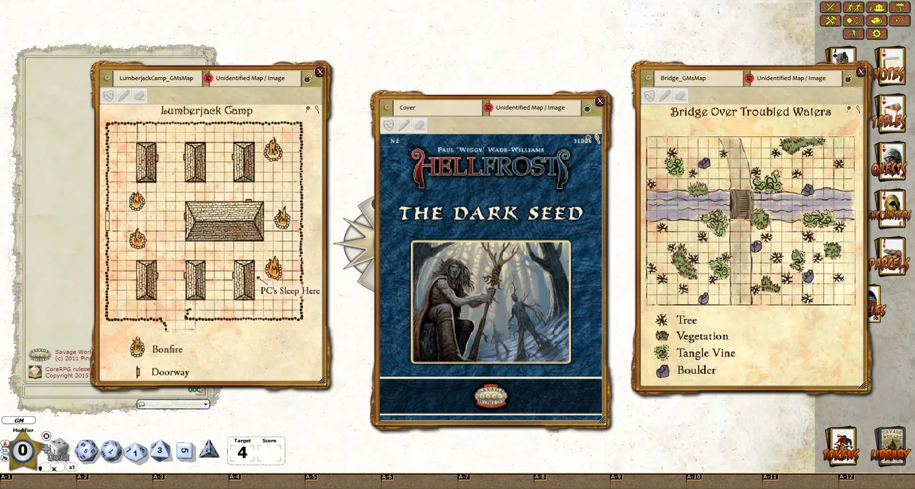 Fantasy Grounds - Hellfrost: The Dark Seed (Savage Worlds) Screenshot 0