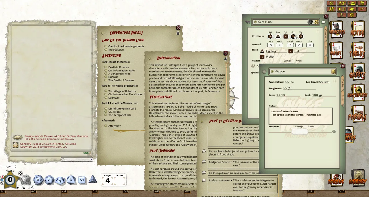 Fantasy Grounds - Hellfrost: Lair of the Vermin Lord (Savage Worlds) Screenshot 3