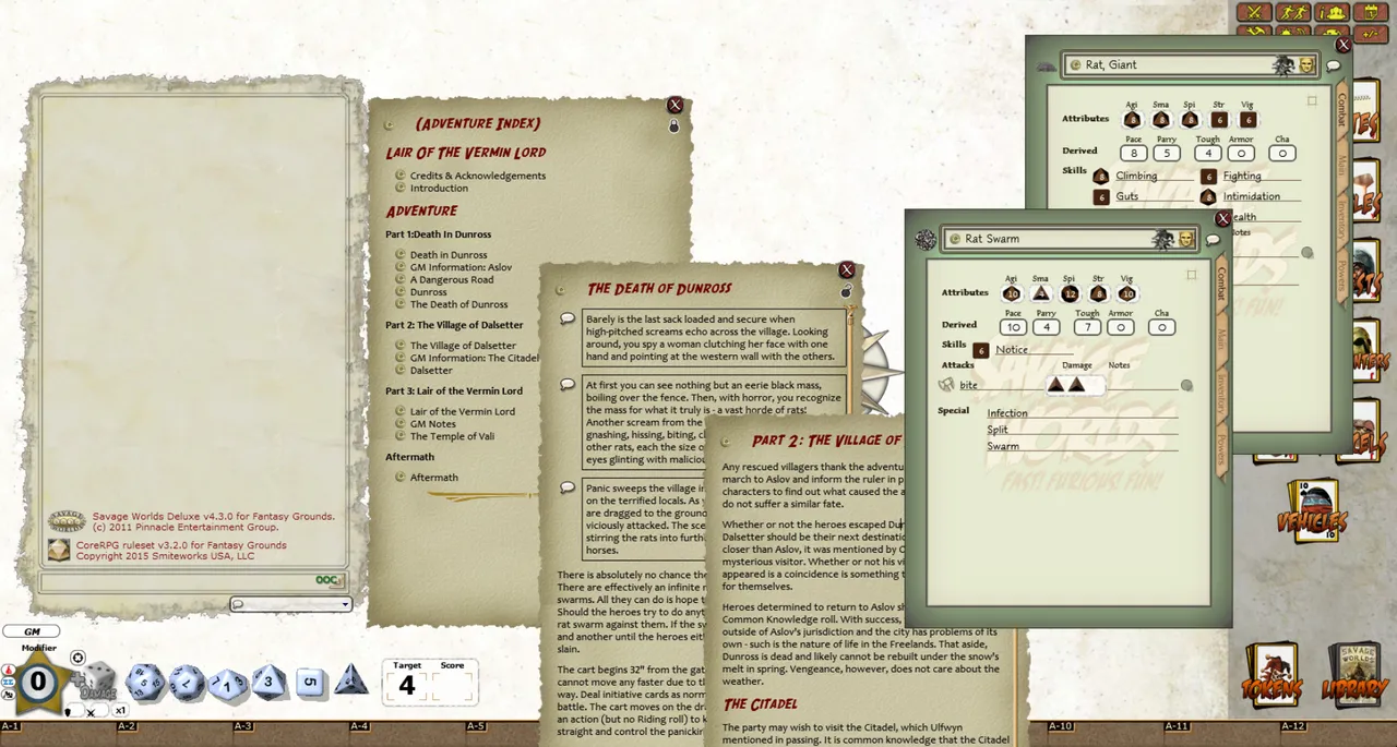 Fantasy Grounds - Hellfrost: Lair of the Vermin Lord (Savage Worlds) Screenshot 0