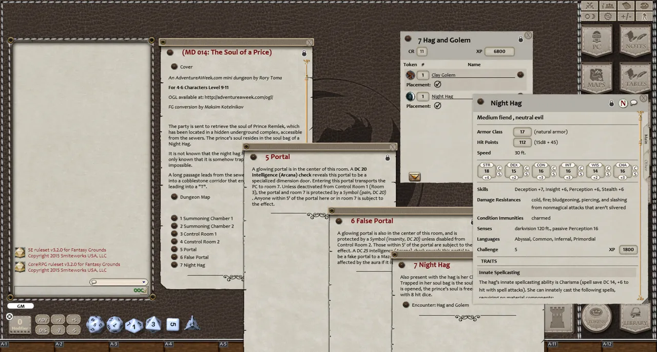 Fantasy Grounds - Mini-Dungeon #014: The Soul of a Prince (5E) Screenshot 1