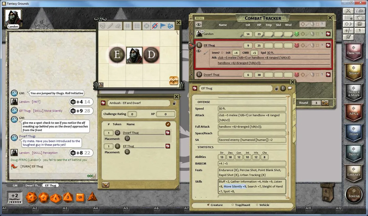 Fantasy Grounds - 1 on 1 Adventures #10: Vengeance of Olindor (3.5E) Screenshot 4