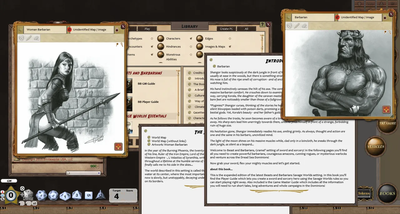 Fantasy Grounds - Beasts & Barbarians Golden Edition (Savage Worlds) Screenshot 2