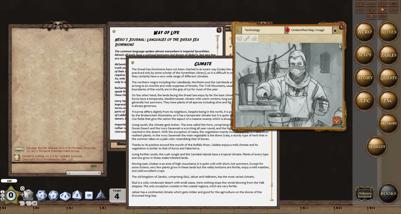 Fantasy Grounds - Beasts & Barbarians Golden Edition (Savage Worlds) Screenshot 3