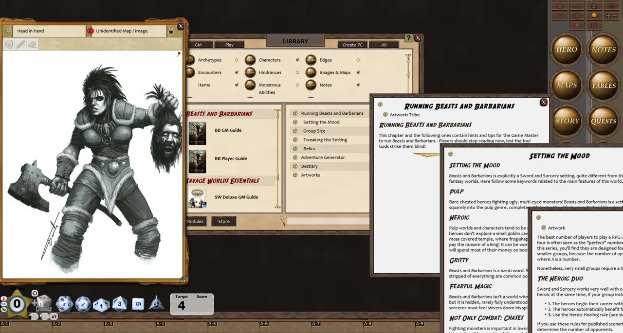 Fantasy Grounds - Beasts & Barbarians Golden Edition (Savage Worlds) Screenshot 0