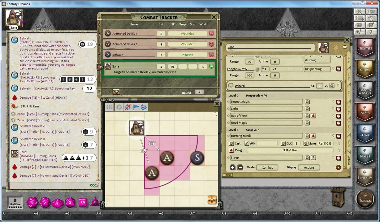 Fantasy Grounds - 1 on 1 Adventures #9: Legacy of Darkness (3.5E/PFRPG) Screenshot 7
