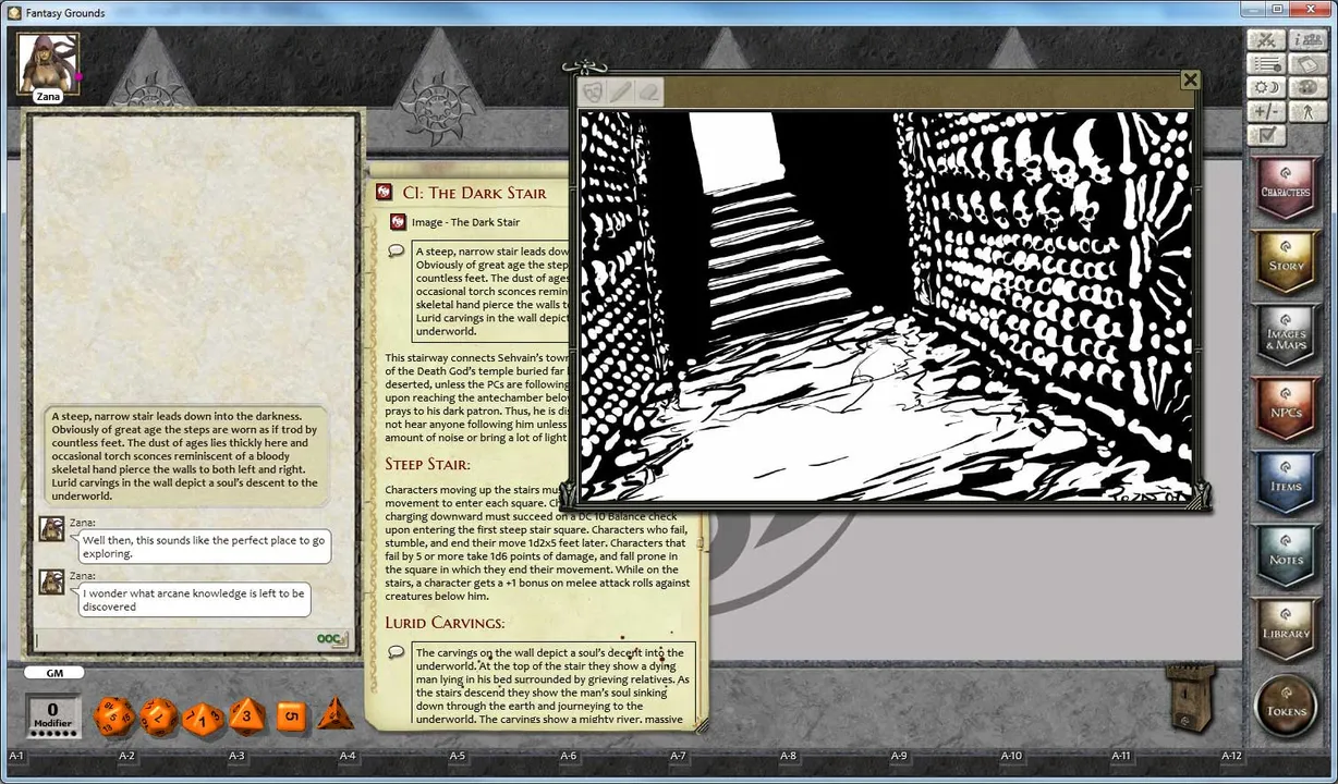 Fantasy Grounds - 1 on 1 Adventures #9: Legacy of Darkness (3.5E/PFRPG) Screenshot 1