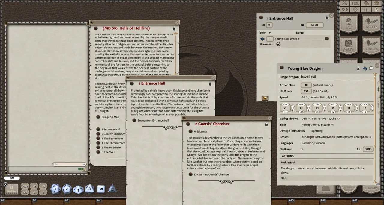 Fantasy Grounds - Mini-Dungeon #016: The Halls of Hellfire (5E) Screenshot 3