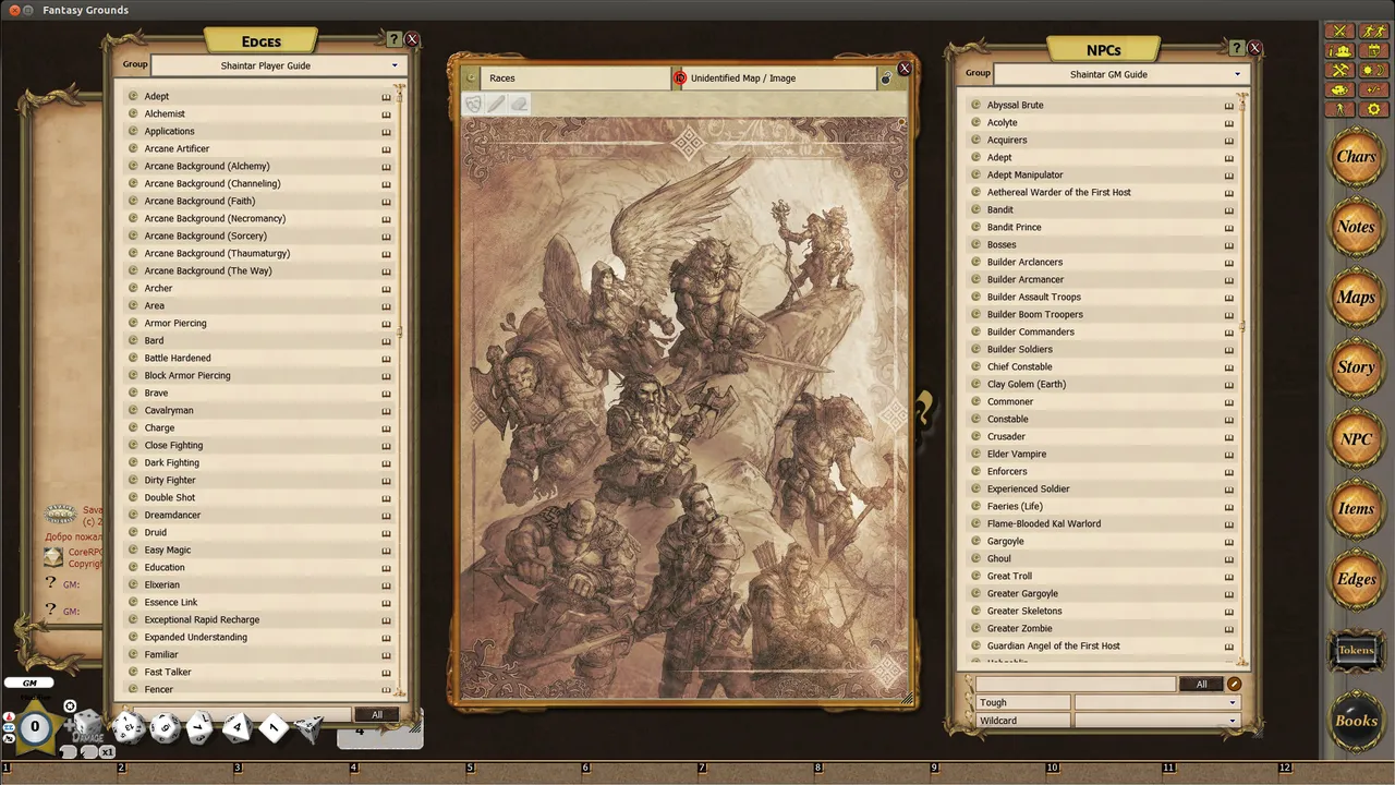 Fantasy Grounds - Shaintar: Legends Arise (Savage Worlds) Screenshot 2
