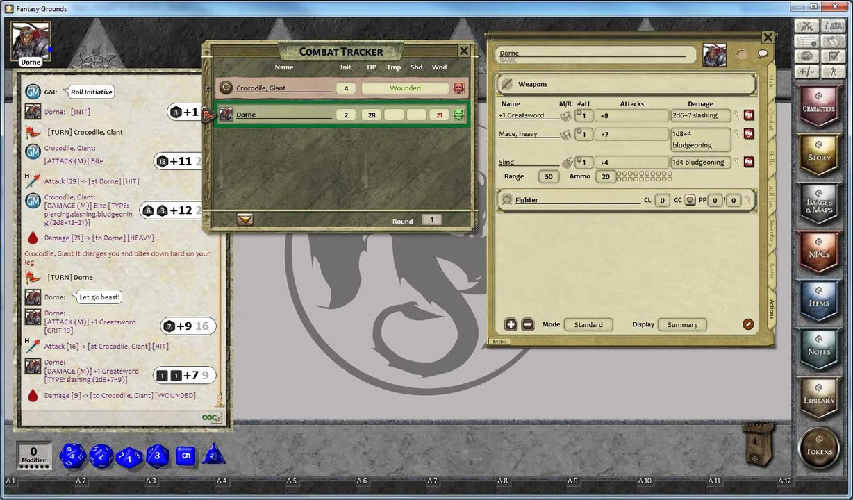 Fantasy Grounds - 1 on 1 Adventures #8: Blood Brothers (3.5E/PFRPG) Screenshot 1