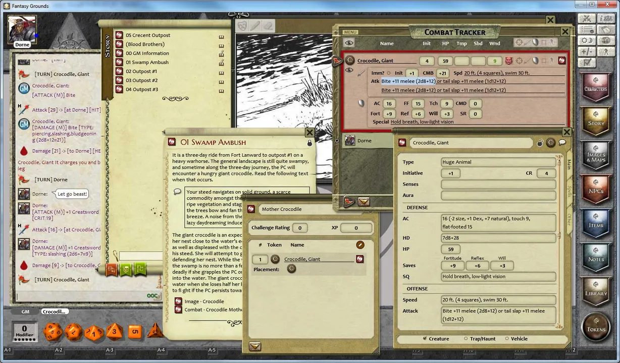 Fantasy Grounds - 1 on 1 Adventures #8: Blood Brothers (3.5E/PFRPG) Screenshot 0
