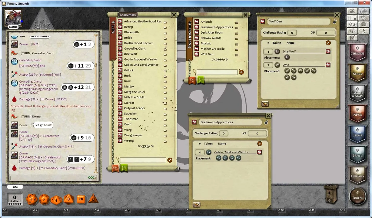 Fantasy Grounds - 1 on 1 Adventures #8: Blood Brothers (3.5E/PFRPG) Screenshot 3