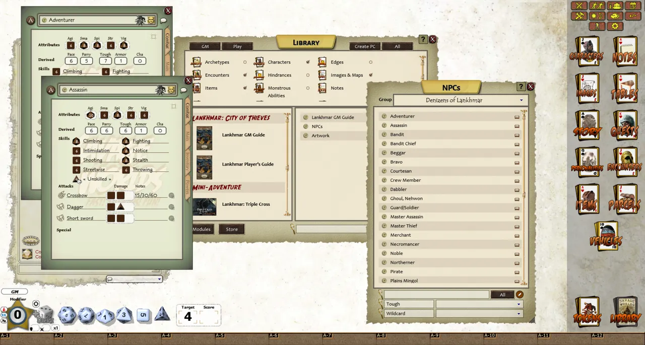 Fantasy Grounds - Lankhmar: City of Thieves (Savage Worlds) Screenshot 0