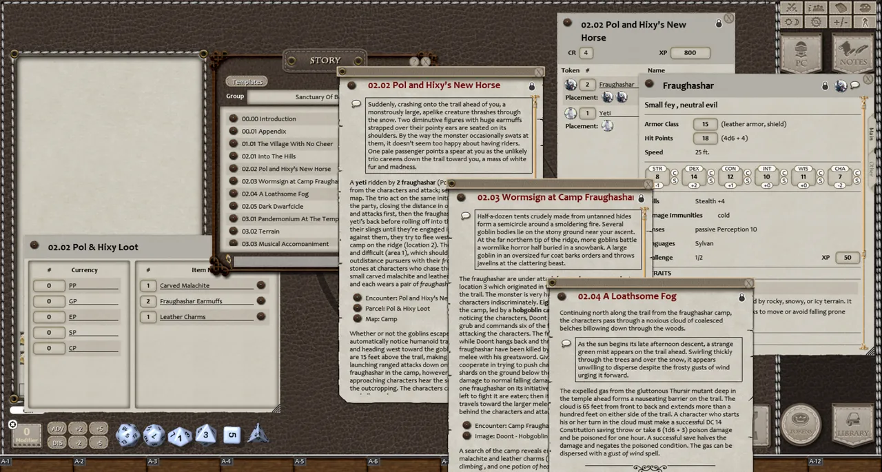 Fantasy Grounds - Sanctuary of Belches (5E) Screenshot 1