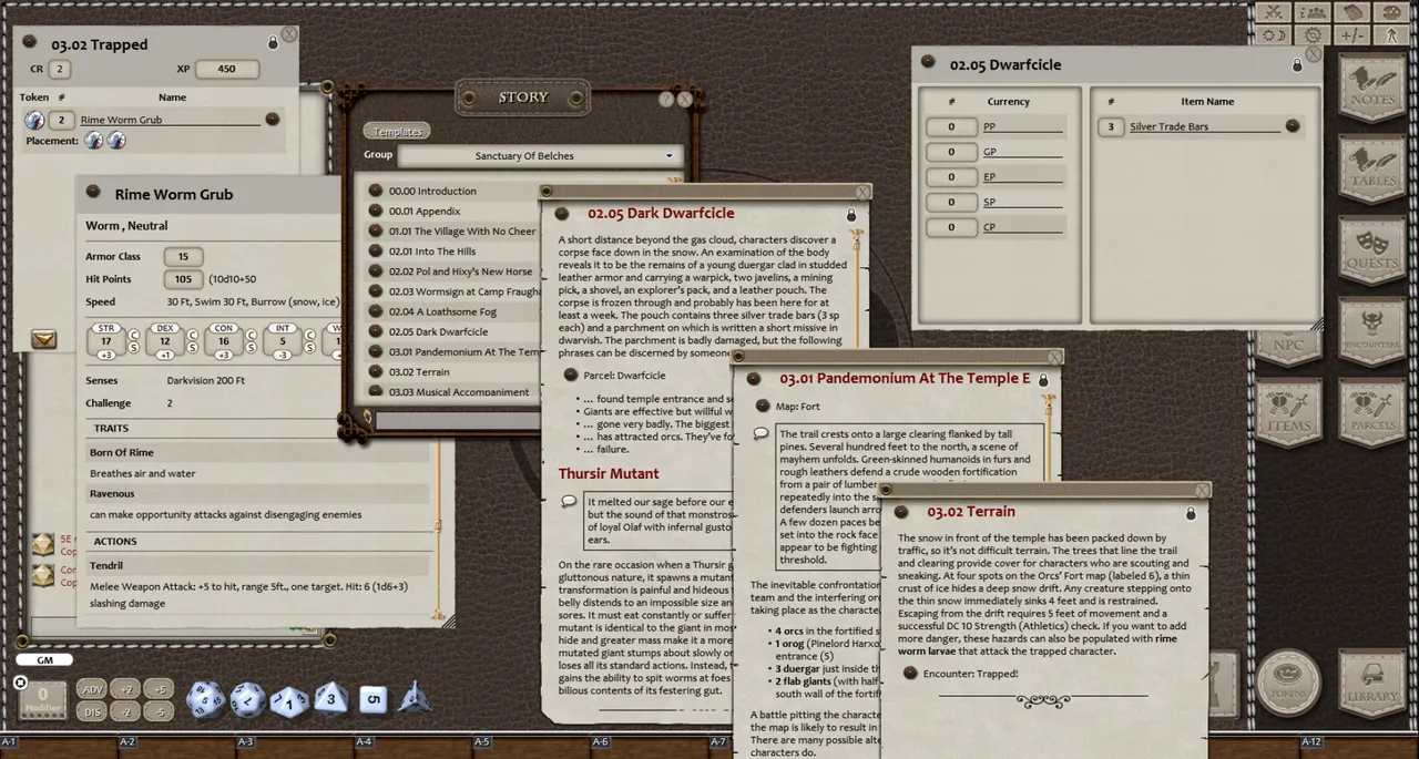 Fantasy Grounds - Sanctuary of Belches (5E) Screenshot 0