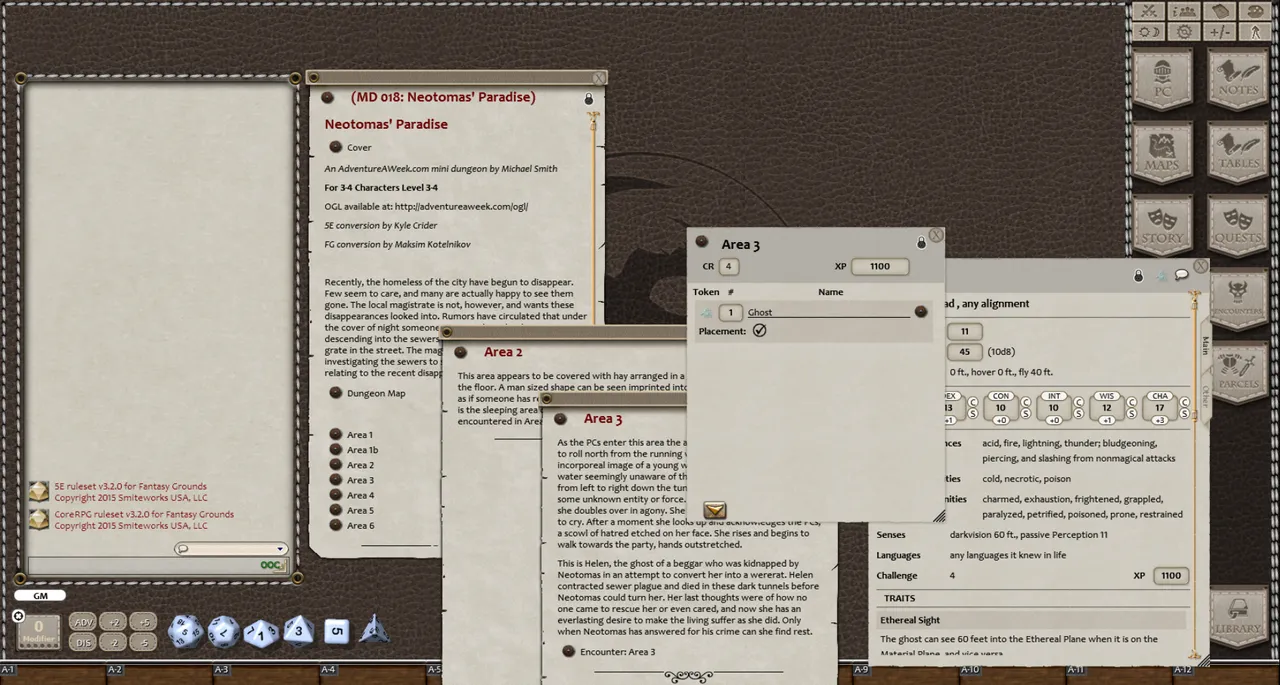 Fantasy Grounds - Mini-Dungeon #018: Neotomas' Paradise (5E) Screenshot 2