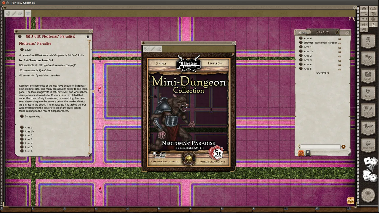 Fantasy Grounds - Mini-Dungeon #018: Neotomas' Paradise (5E) Screenshot 3