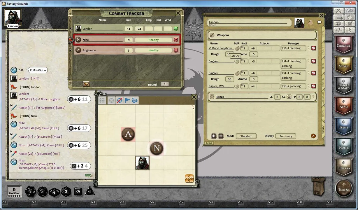 Fantasy Grounds - 1 on 1 Adventures #6: The Shroud of Olindor (3.5E/PFRPG) Screenshot 5