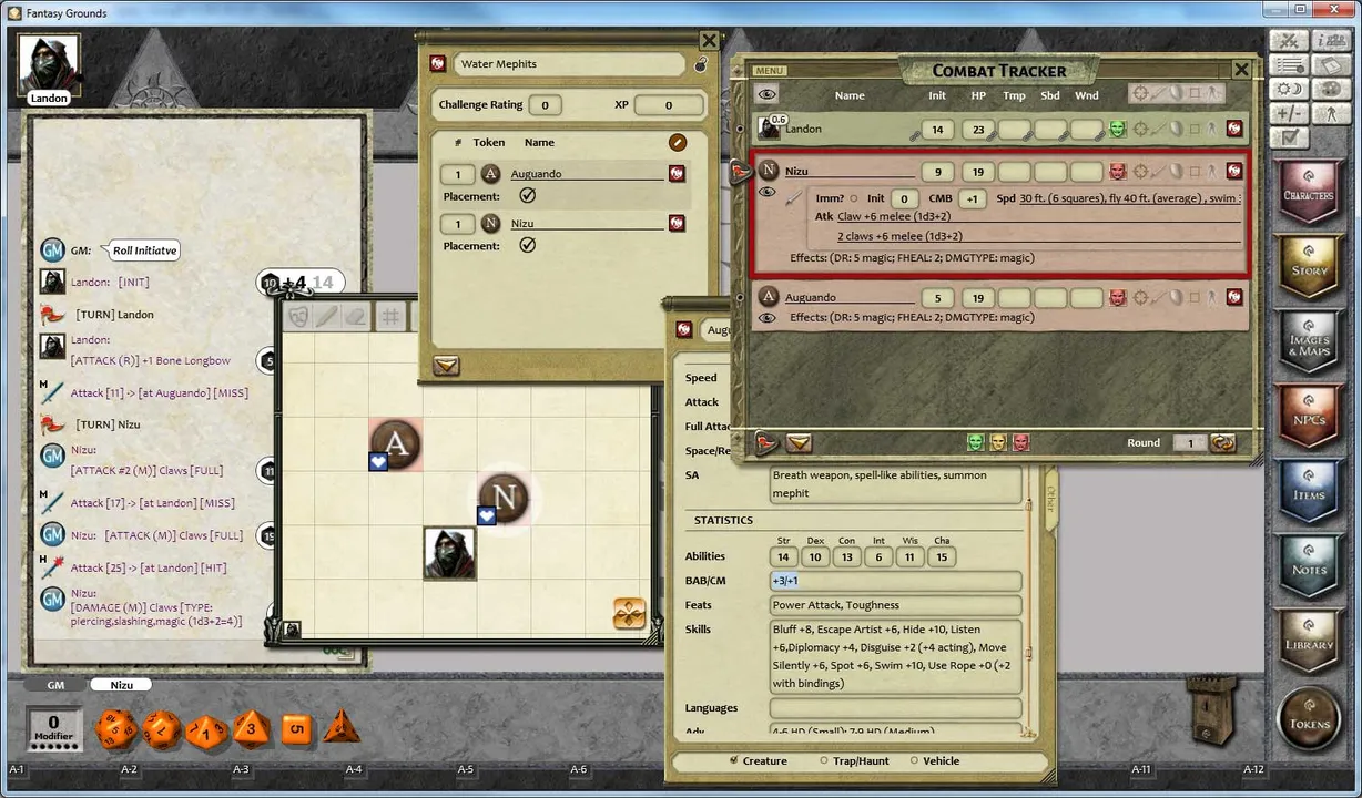 Fantasy Grounds - 1 on 1 Adventures #6: The Shroud of Olindor (3.5E/PFRPG) Screenshot 4