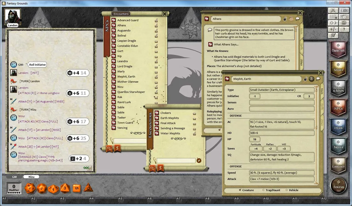 Fantasy Grounds - 1 on 1 Adventures #6: The Shroud of Olindor (3.5E/PFRPG) Screenshot 3