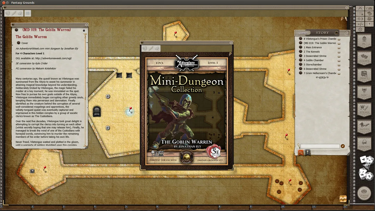 Fantasy Grounds - Mini-Dungeon #019: The Goblin Warren (5E) Screenshot 3