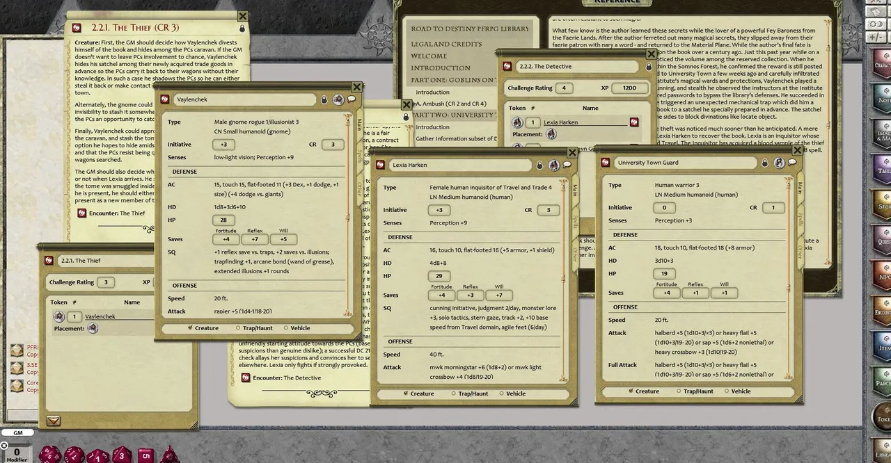 Fantasy Grounds - Road to Destiny (PFRPG) Screenshot 0
