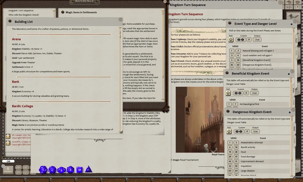 Fantasy Grounds - Kingdoms (5E) Screenshot 1