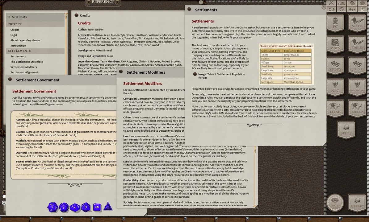 Fantasy Grounds - Kingdoms (5E) Screenshot 2