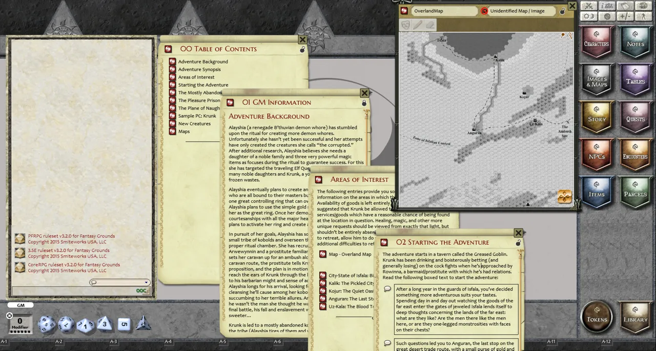 Fantasy Grounds - 1 on 1 Adventures #6.66: The Pleasure Prison (3.5E/PFRPG) Screenshot 3