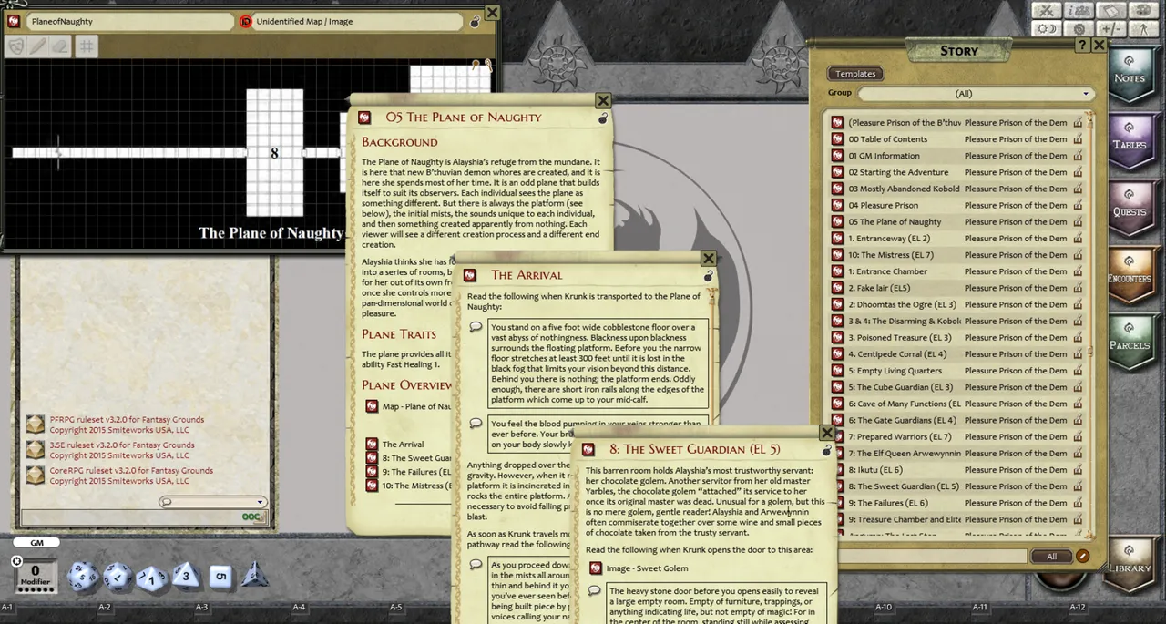 Fantasy Grounds - 1 on 1 Adventures #6.66: The Pleasure Prison (3.5E/PFRPG) Screenshot 0