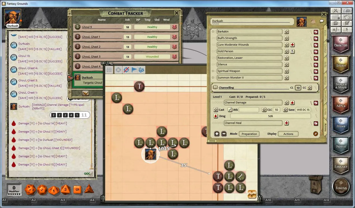 Fantasy Grounds - 1 on 1 Adventures #5: Vale of the Sepulcher (3.5E/PFRPG) Screenshot 4