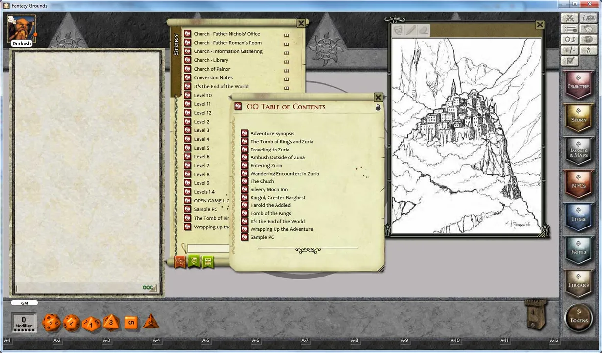 Fantasy Grounds - 1 on 1 Adventures #5: Vale of the Sepulcher (3.5E/PFRPG) Screenshot 2