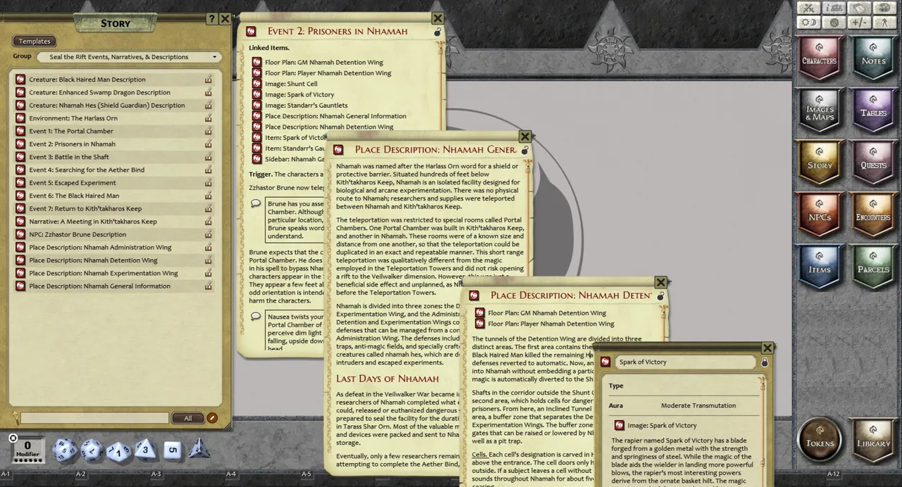 Fantasy Grounds - Kith'takharos: Seal the Rift (3.5E/PFRPG) Screenshot 1