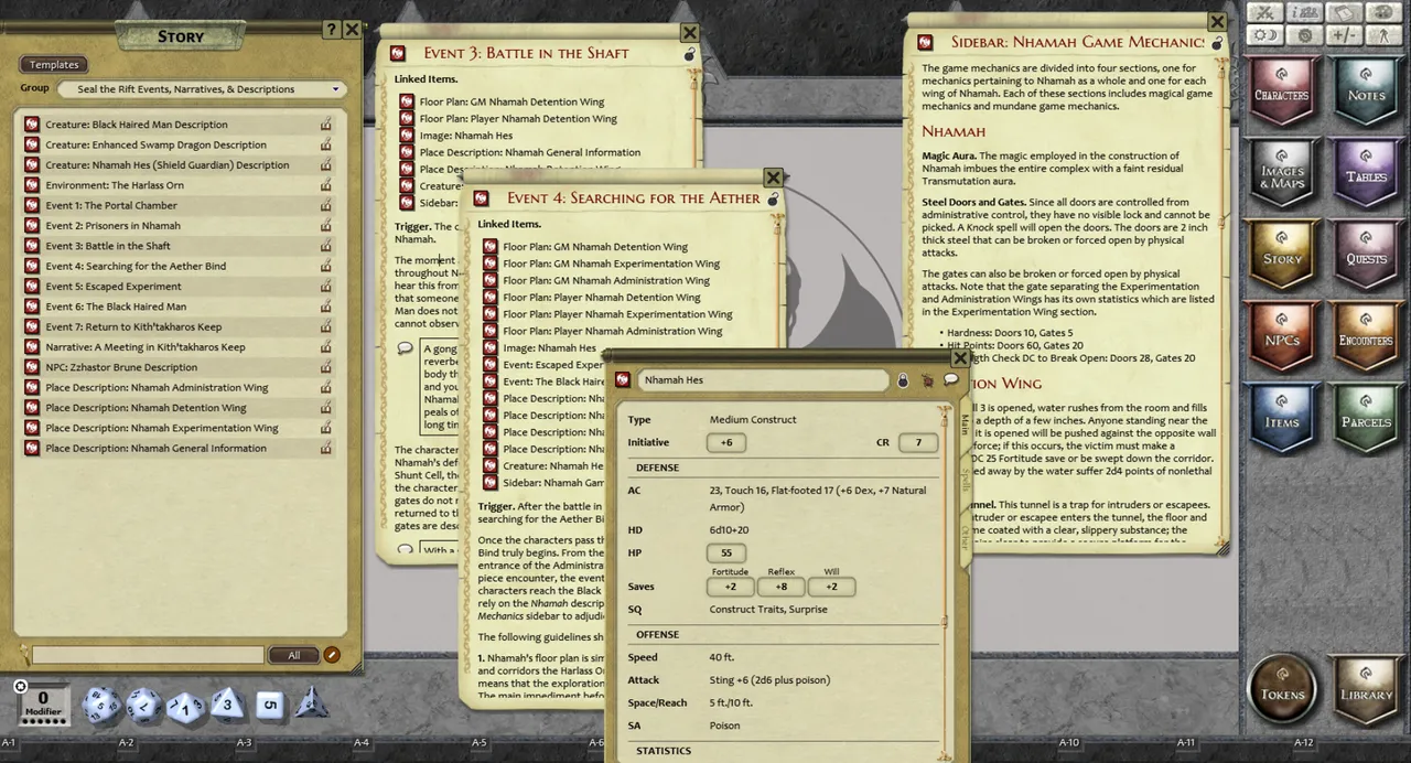 Fantasy Grounds - Kith'takharos: Seal the Rift (3.5E/PFRPG) Screenshot 0
