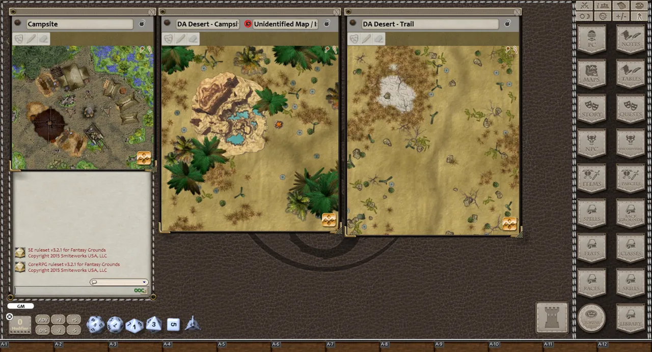 Fantasy Grounds - Map Adventures #2 - Plains, Deserts, & Caverns (Map Pack) Screenshot 2