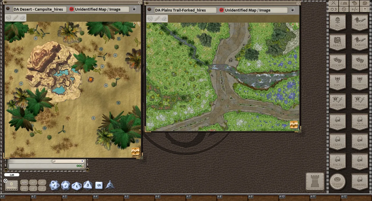 Fantasy Grounds - Map Adventures #2 - Plains, Deserts, & Caverns (Map Pack) Screenshot 0